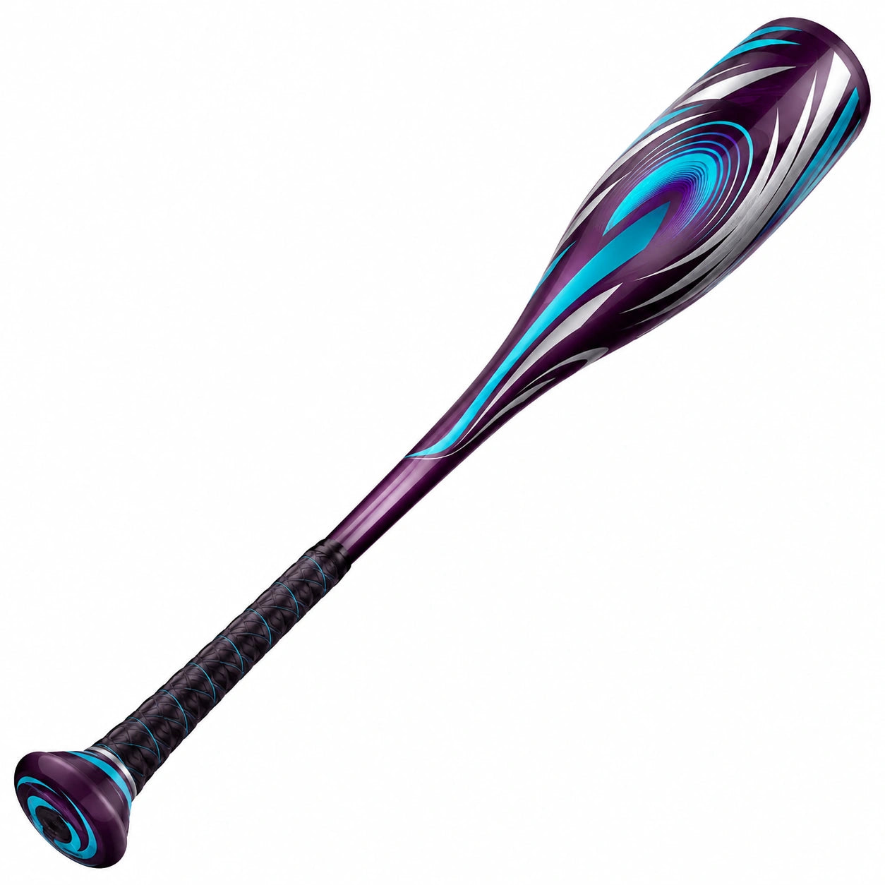 Bate de Béisbol Moderno Morado y Azul