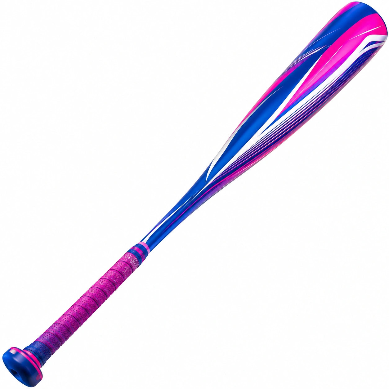 Bate de Béisbol de Aluminio Azul y Rosa 86cm