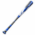 Bate de béisbol para adultos azul y negro con equilibrio optimizado