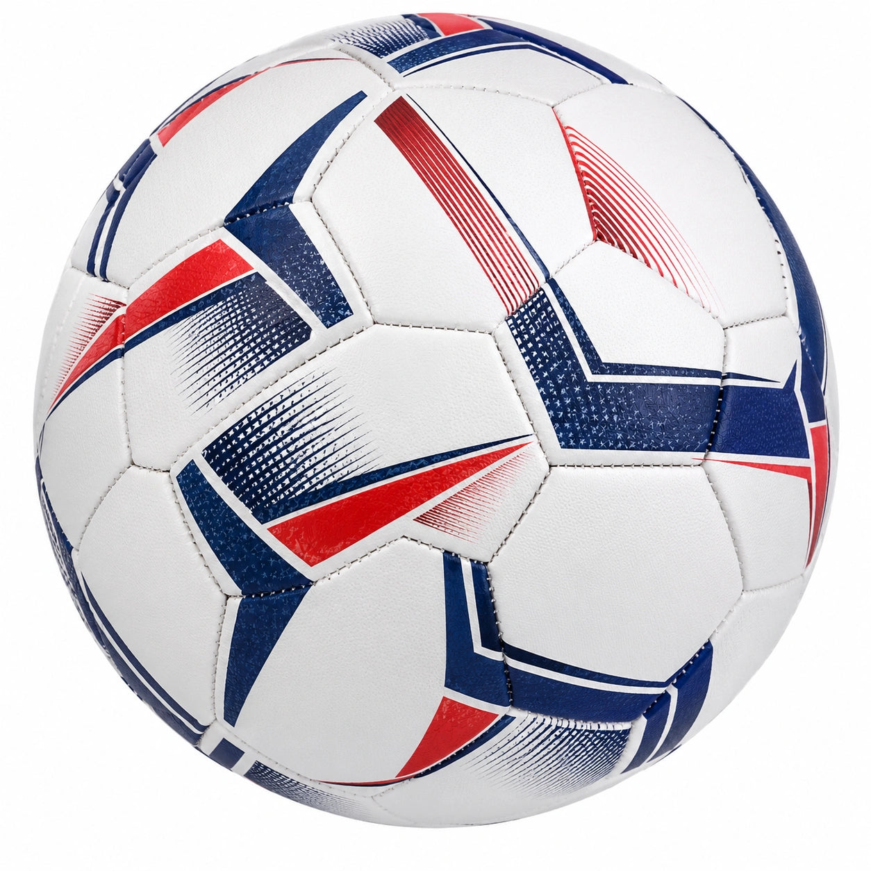 Balón de Fútbol Talla 5 Blanco/Rojo/Azul