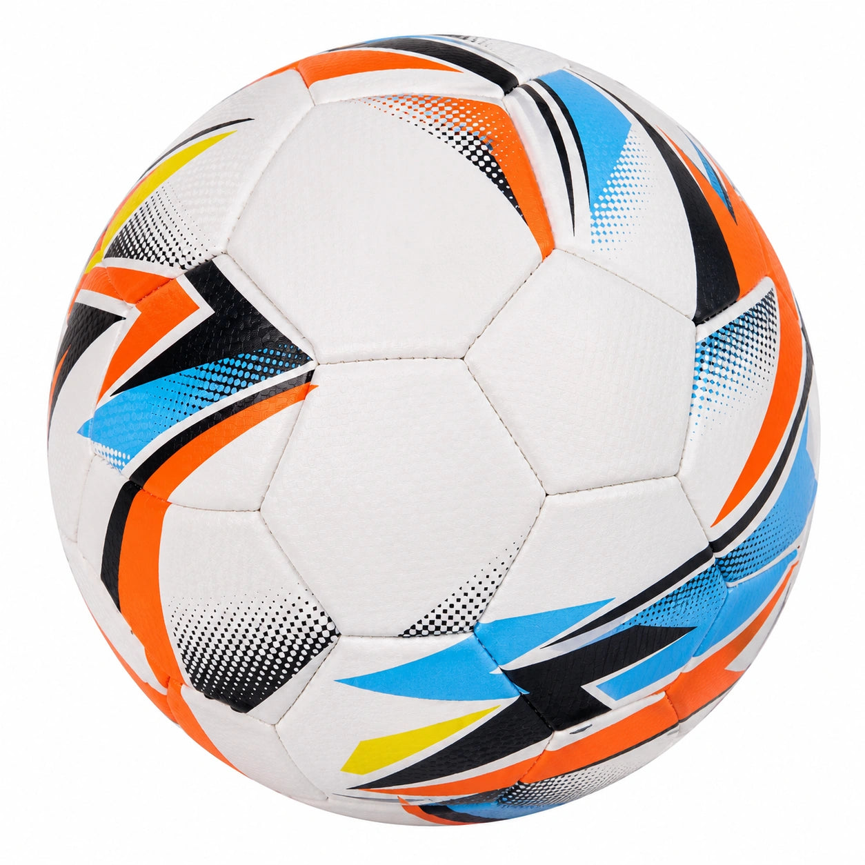 Balón de Fútbol Multicolor Cosido para Entrenamiento