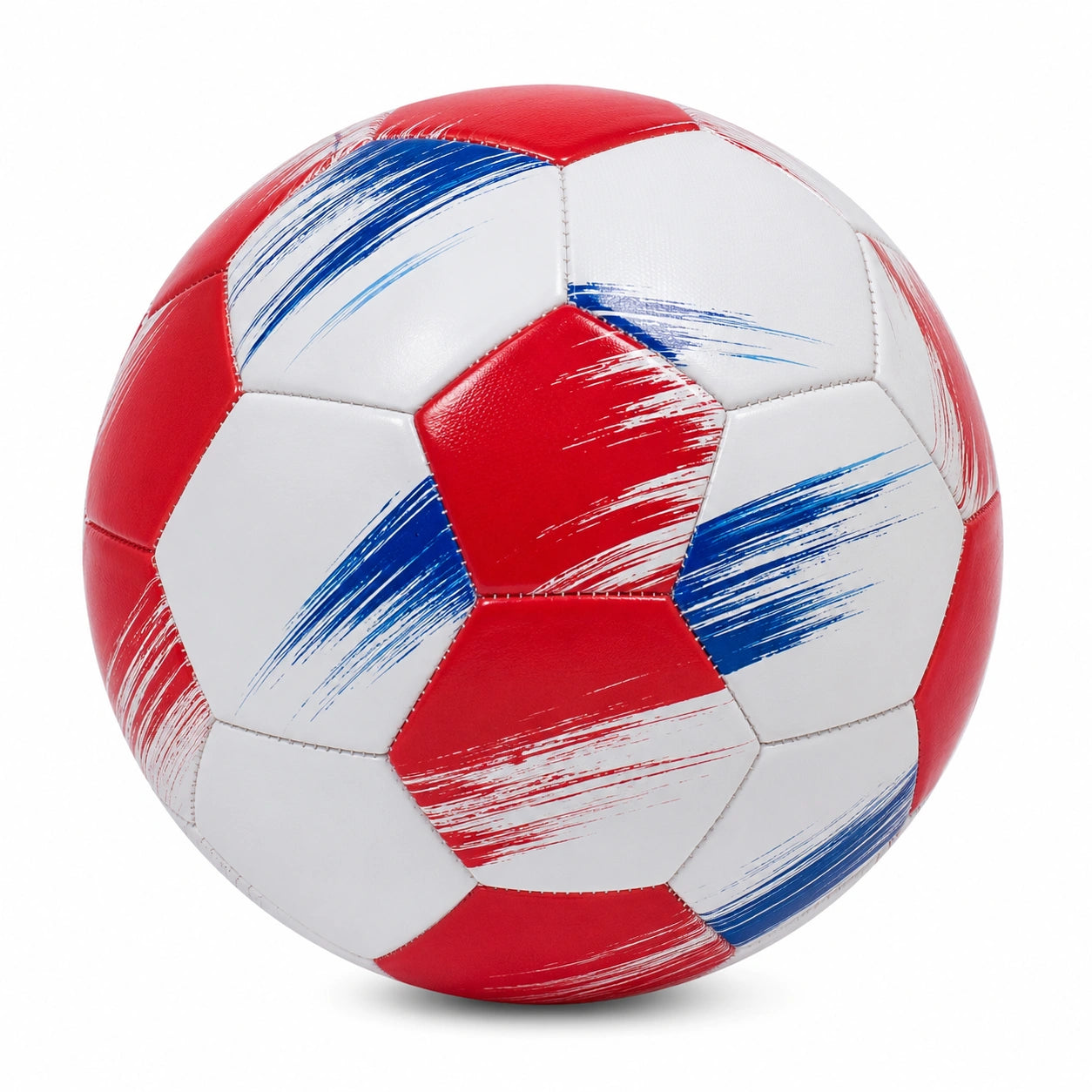 Balón de Fútbol Tamaño 5 Rojo/Blanco/Azul