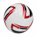 Balón de fútbol blanco, rojo y negro para entrenamientos