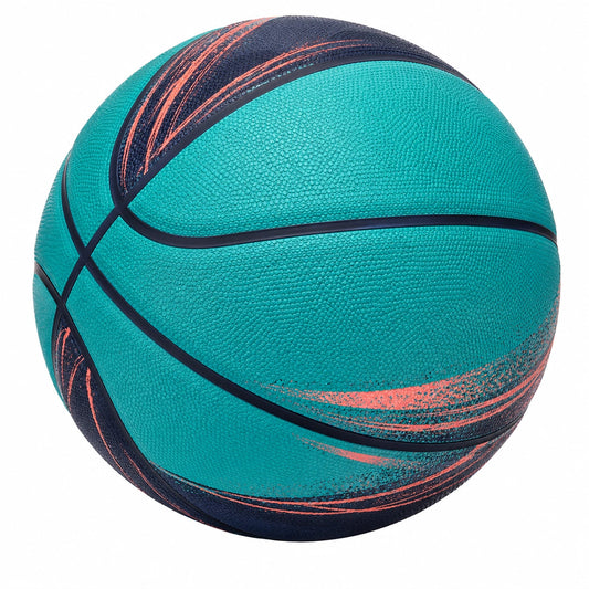 Balón de baloncesto tamaño 7 turquesa con tracción mejorada
