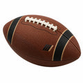 Balón de fútbol americano marrón y negro para entrenamiento