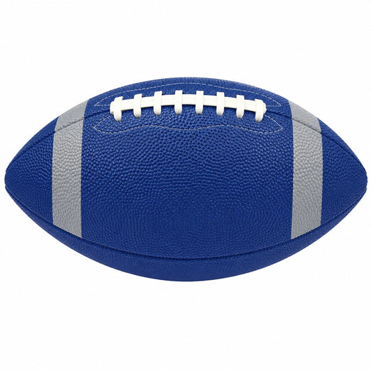 Balón de Fútbol Americano Azul con Costuras Duraderas