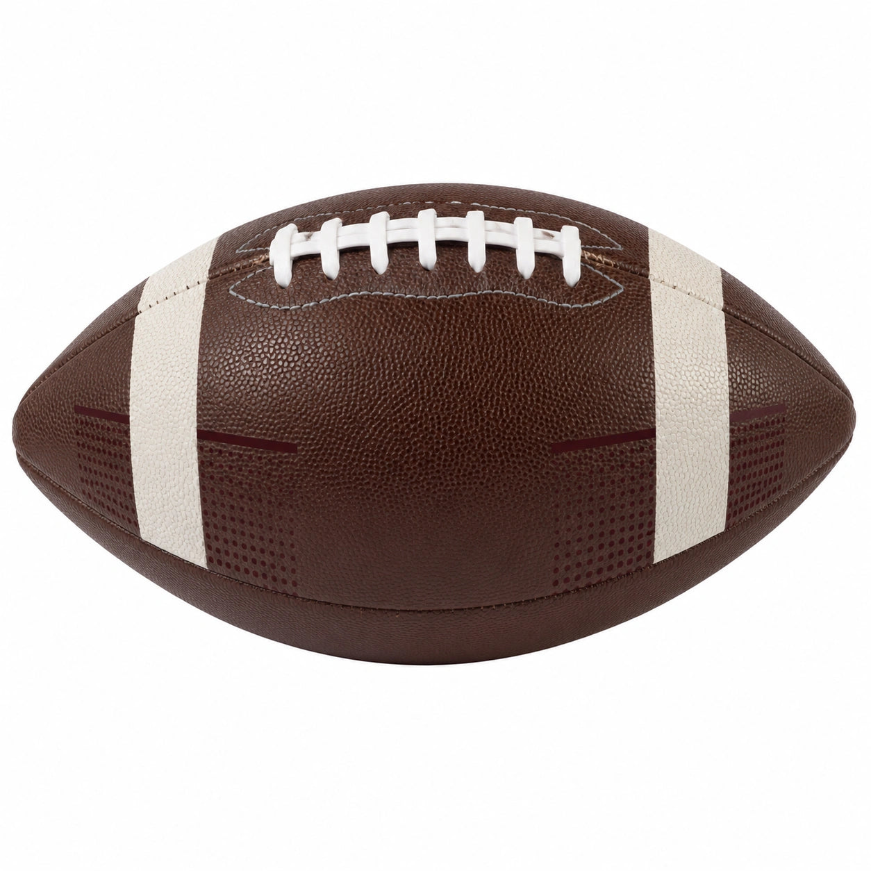 Balón de Fútbol Americano Marrón y Blanco para Exteriores