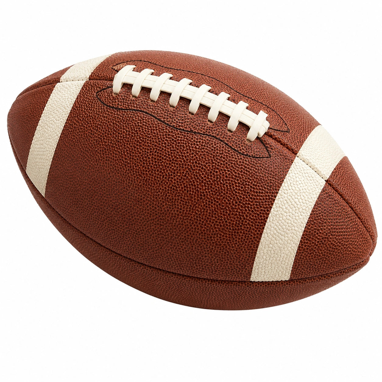Balón de Fútbol Americano Marrón y Blanco