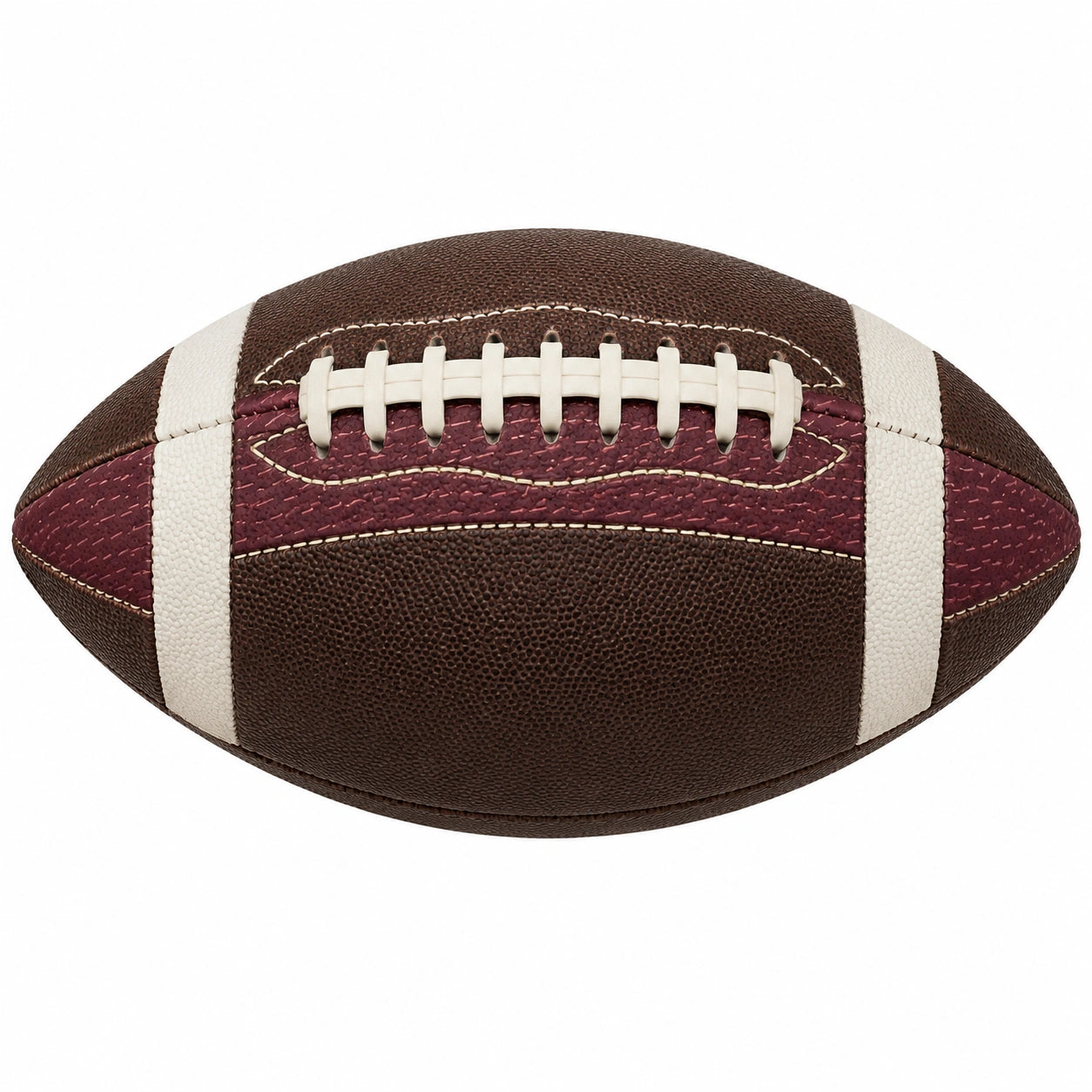 Balón de Fútbol Americano Marrón y Blanco - Tamaño Oficial