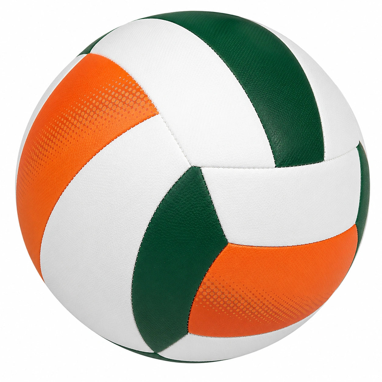 Balón de Voleibol Blanco Naranja Verde para Interior y Exterior