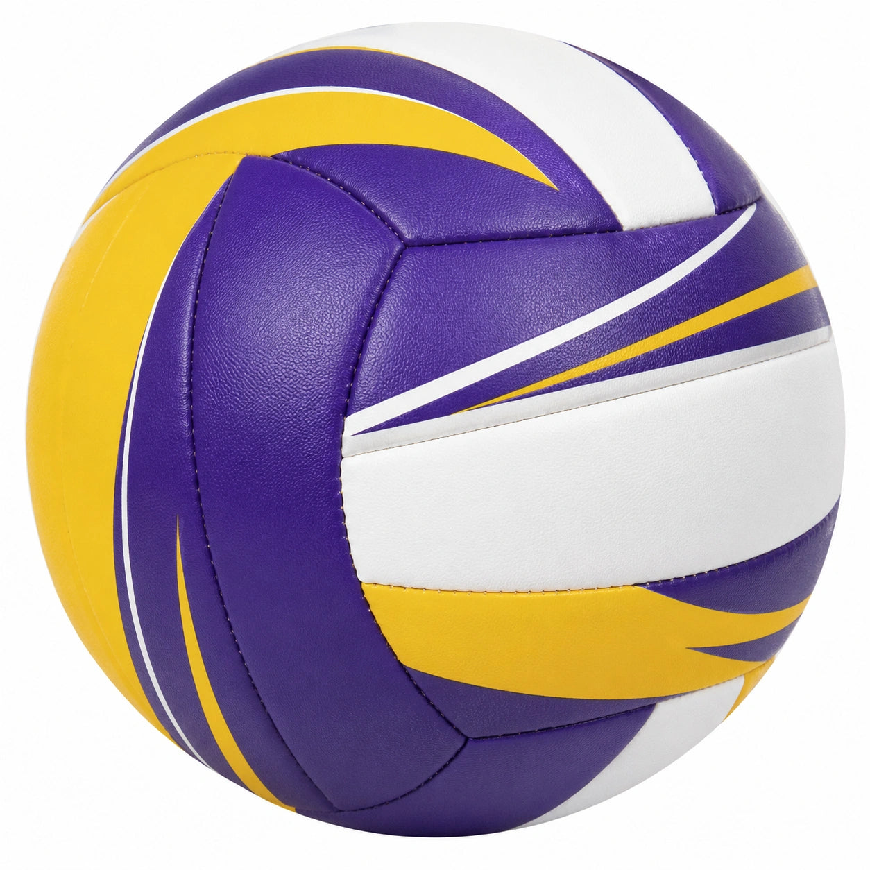 Balón de Voleibol Morado Amarillo Blanco Estándar