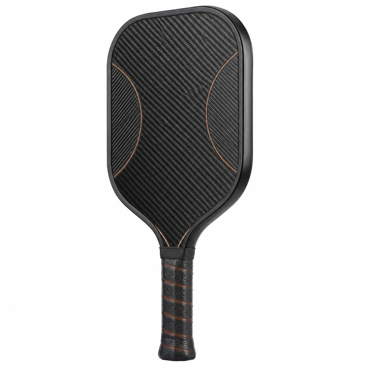 Pala de Pickleball Negra Profesional con Fibra de Carbono