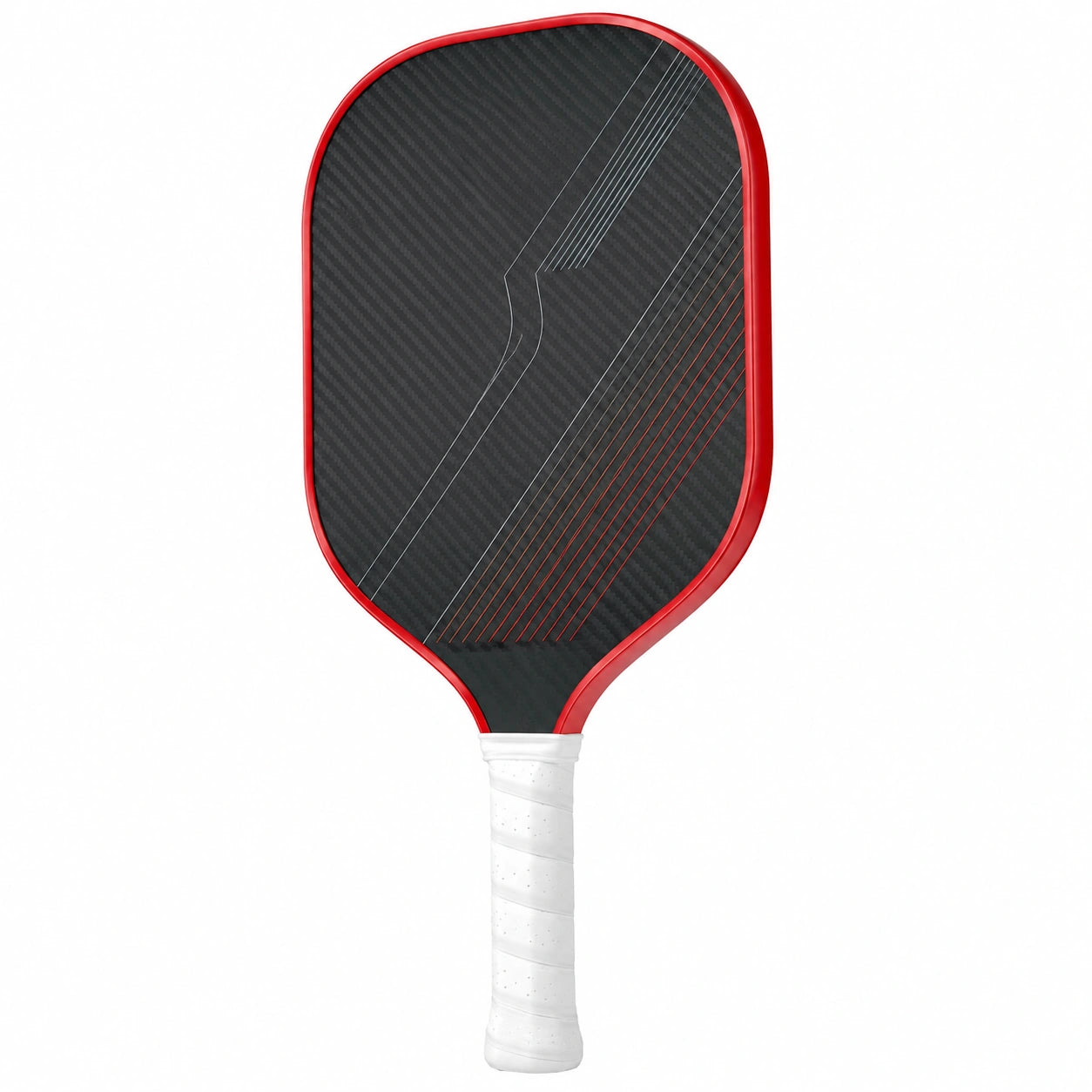 Pala de Pickleball Negra y Roja de Alto Rendimiento