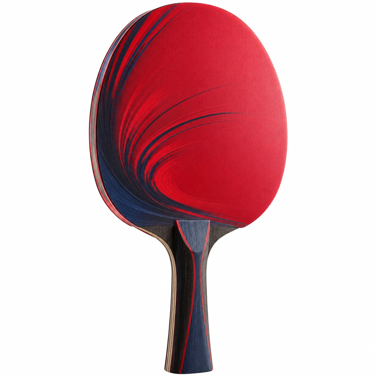 Pala Profesional de Tenis de Mesa Roja y Negra