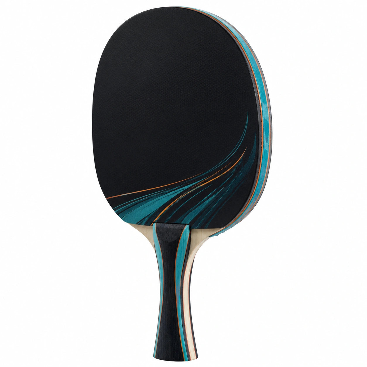 Pala de Tenis de Mesa Profesional Negro y Azul