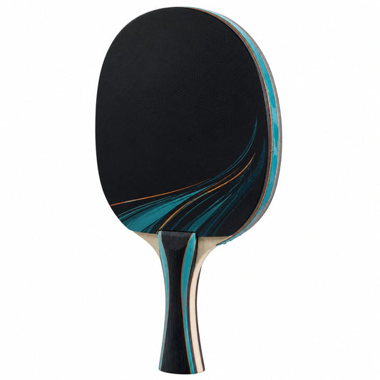 Pala de Tenis de Mesa Profesional Negro y Azul