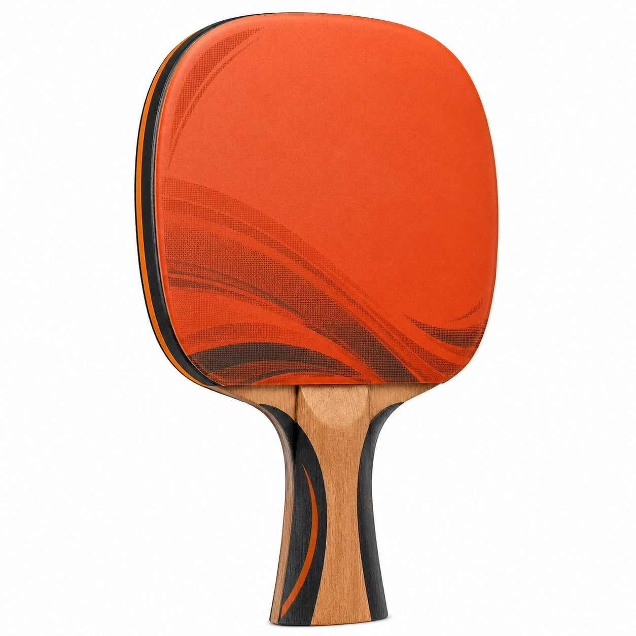 Raqueta de Ping Pong Roja con Mango Ergonómico
