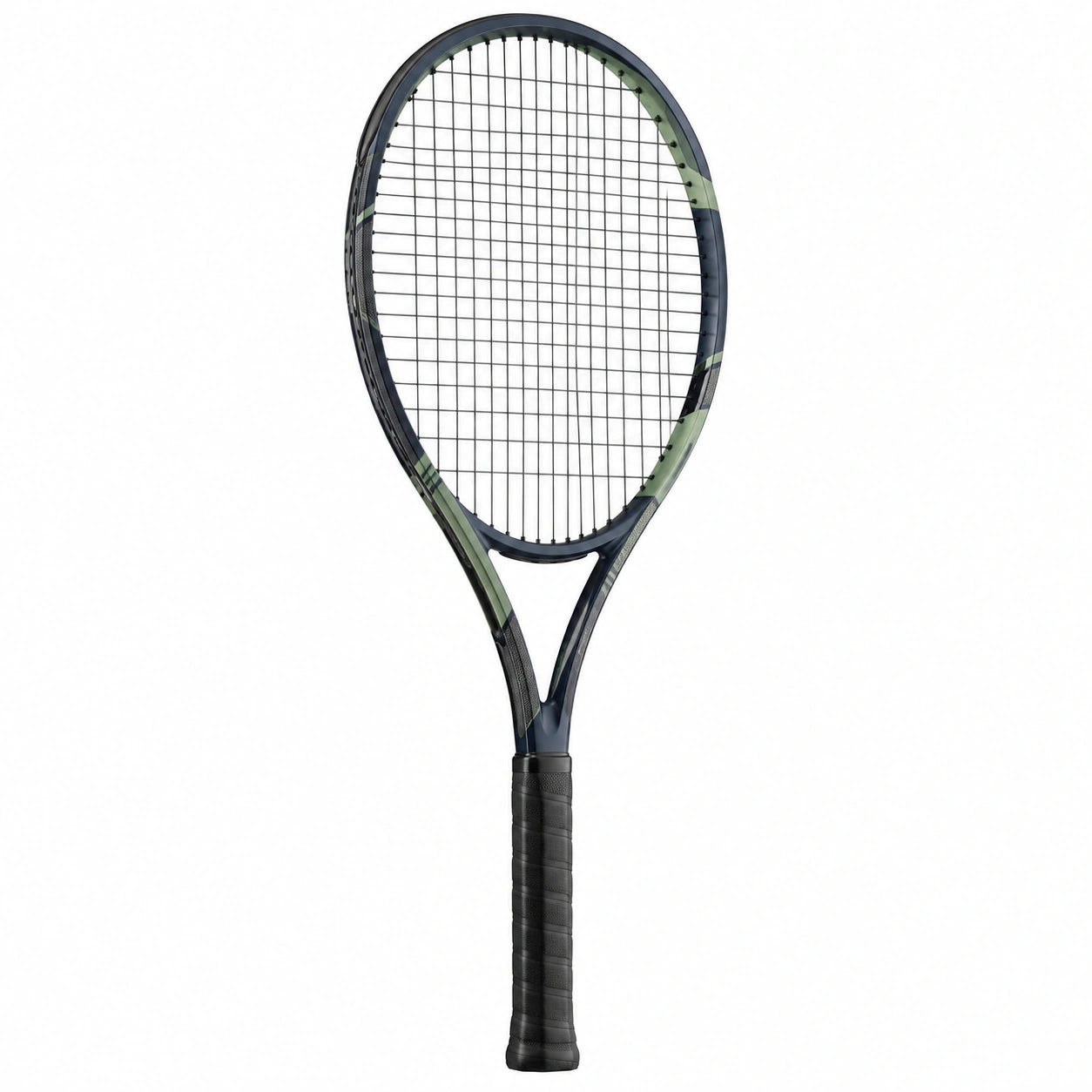 Raqueta de Tenis Profesional Negro y Verde con Control Preciso