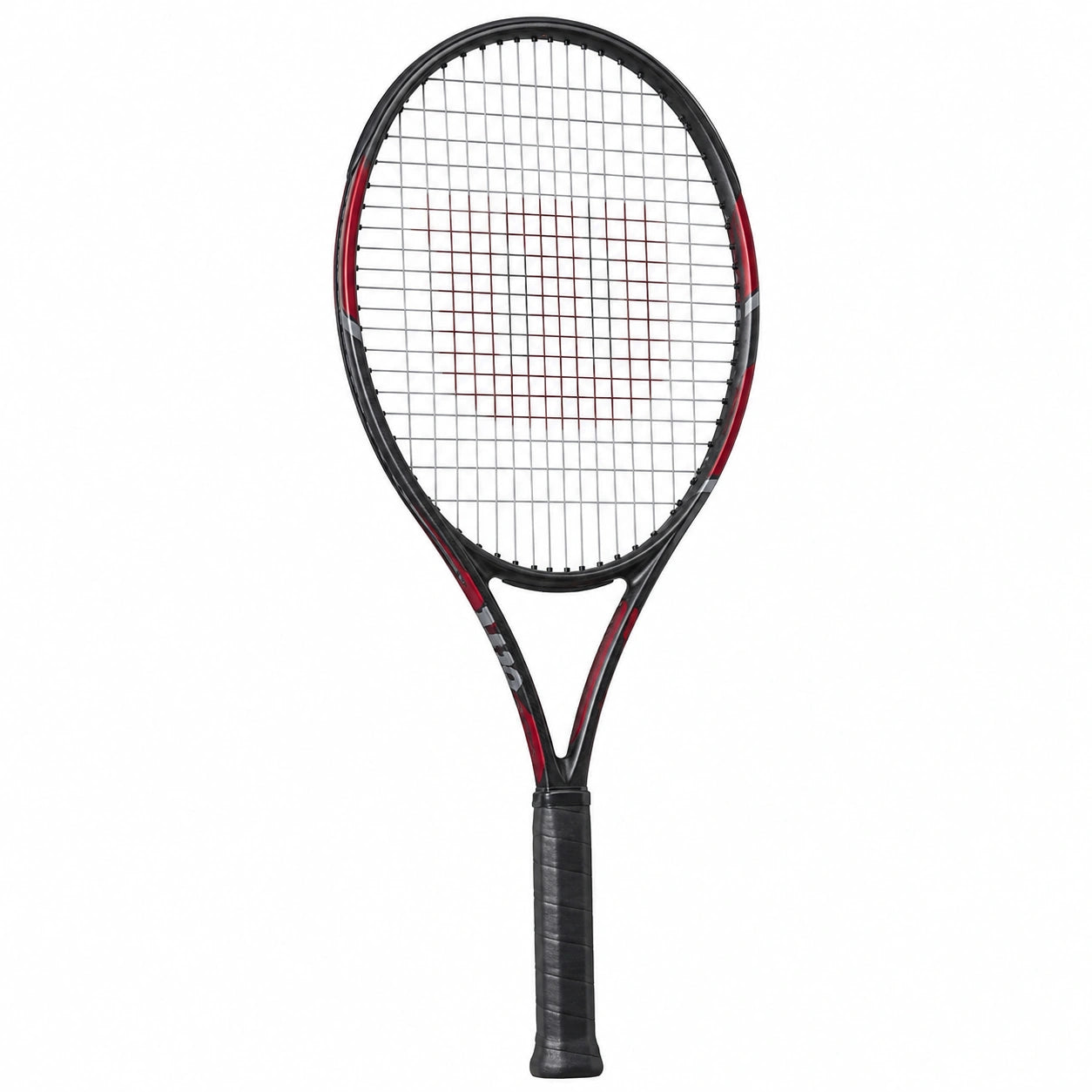 Raqueta de Tenis para Adultos Negro/Rojo