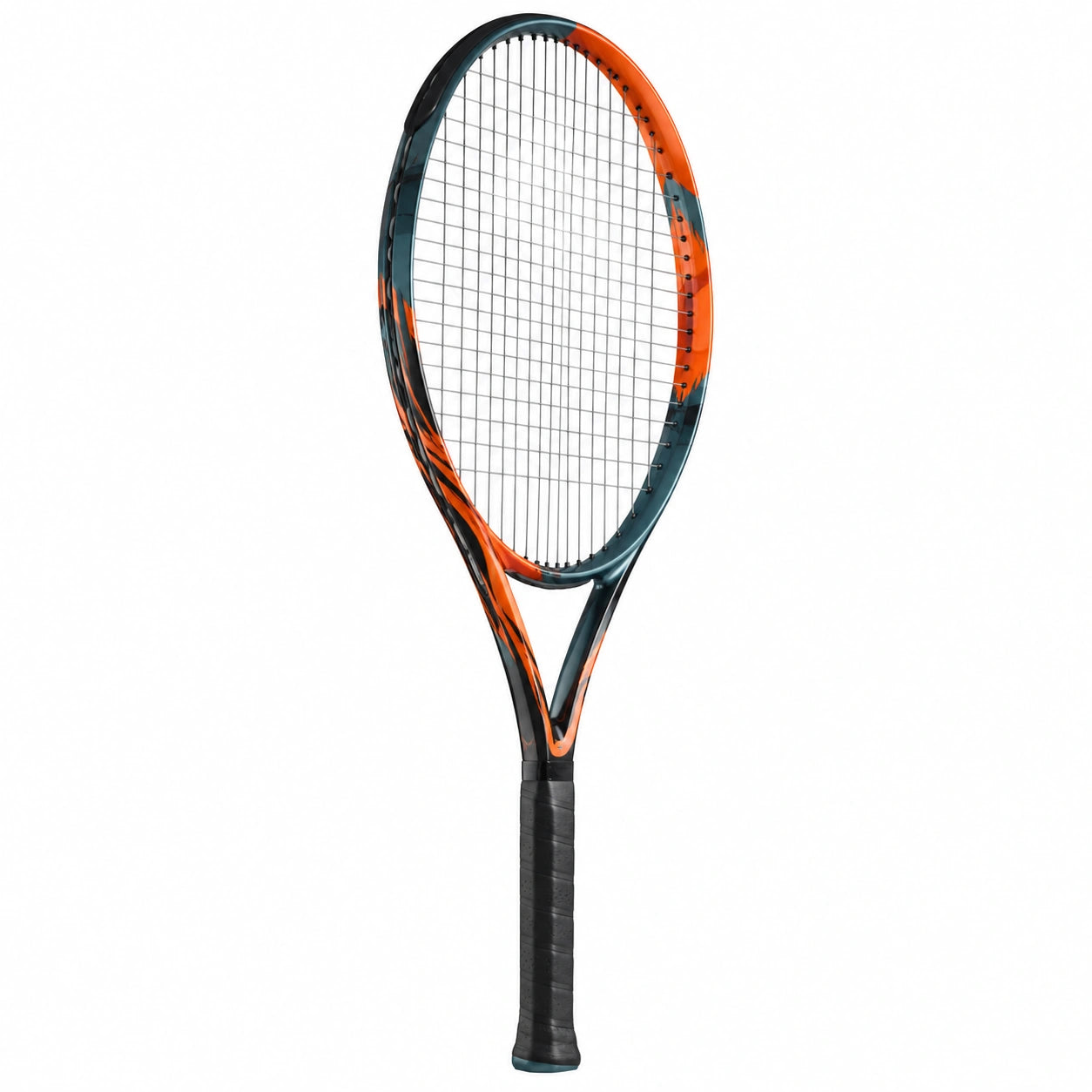 Raqueta de Tenis para Adultos - Naranja y Negro