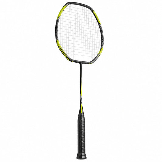 Raqueta de Bádminton Negra y Amarilla para Adultos