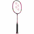 Raqueta de Bádminton Rosa y Negra de Carbono