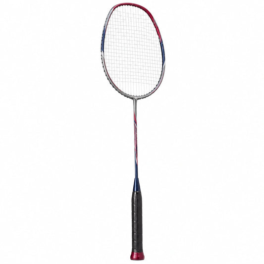 Raqueta de bádminton ligera para adultos azul y rojo