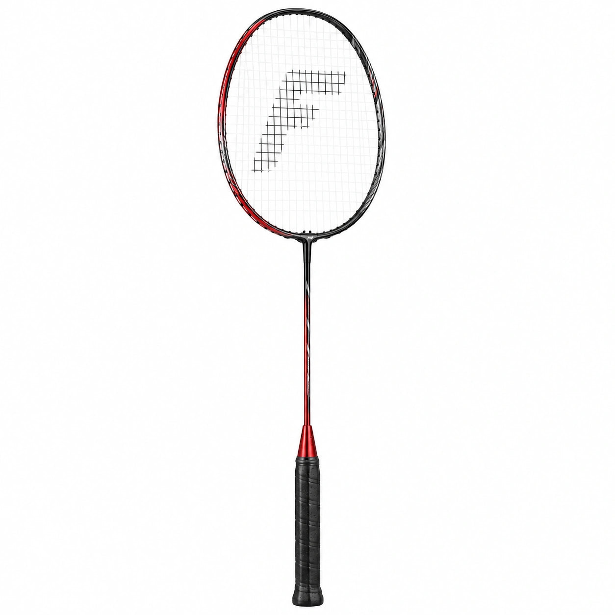 Raqueta de bádminton ligera 67.5 cm roja y negra