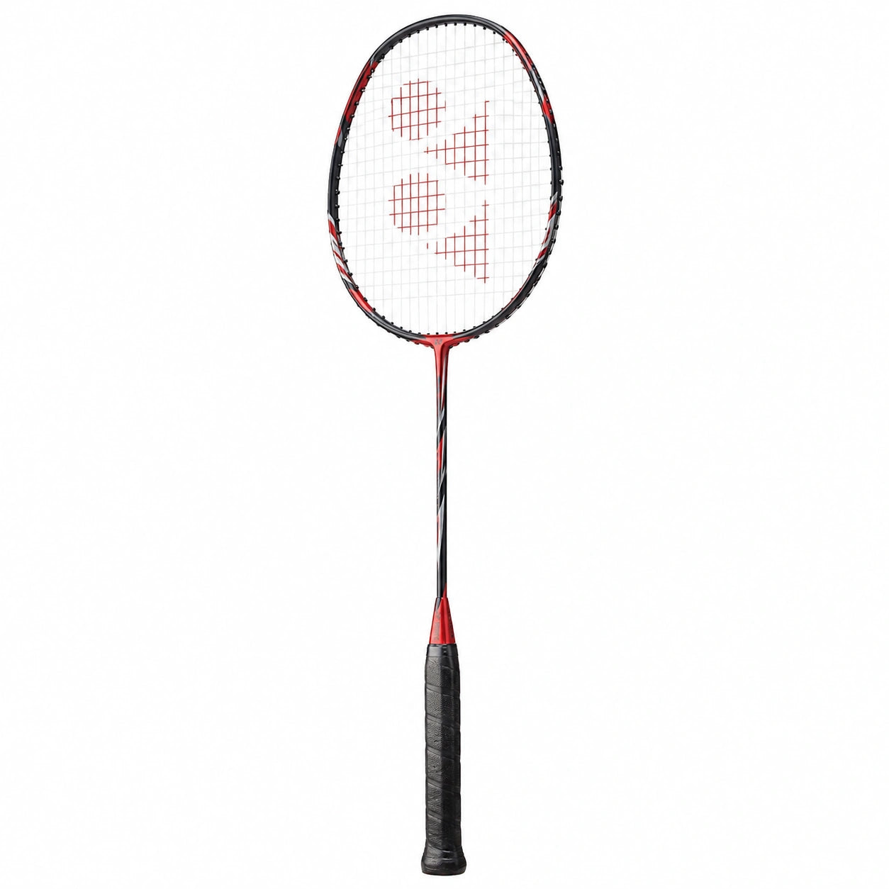 Raqueta de Bádminton Profesional Ligera Roja/Negra con Mango Antideslizante