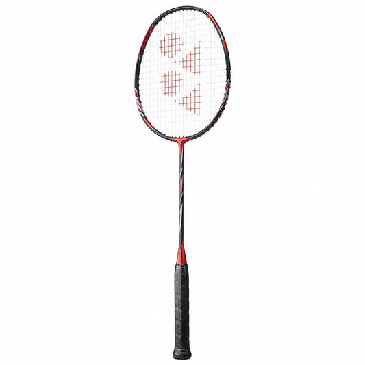 Raqueta de Bádminton Profesional Ligera Roja/Negra con Mango Antideslizante