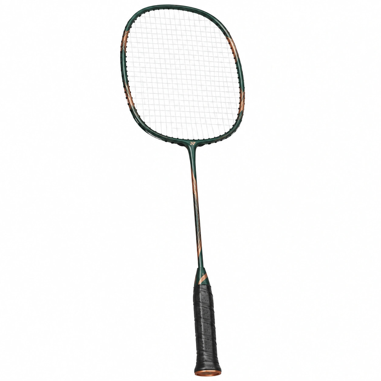 Raqueta de Bádminton Ligera Verde y Bronce 67.5cm
