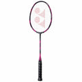 Raqueta de Bádminton Negro/Rosa con Diseño Aerodinámico