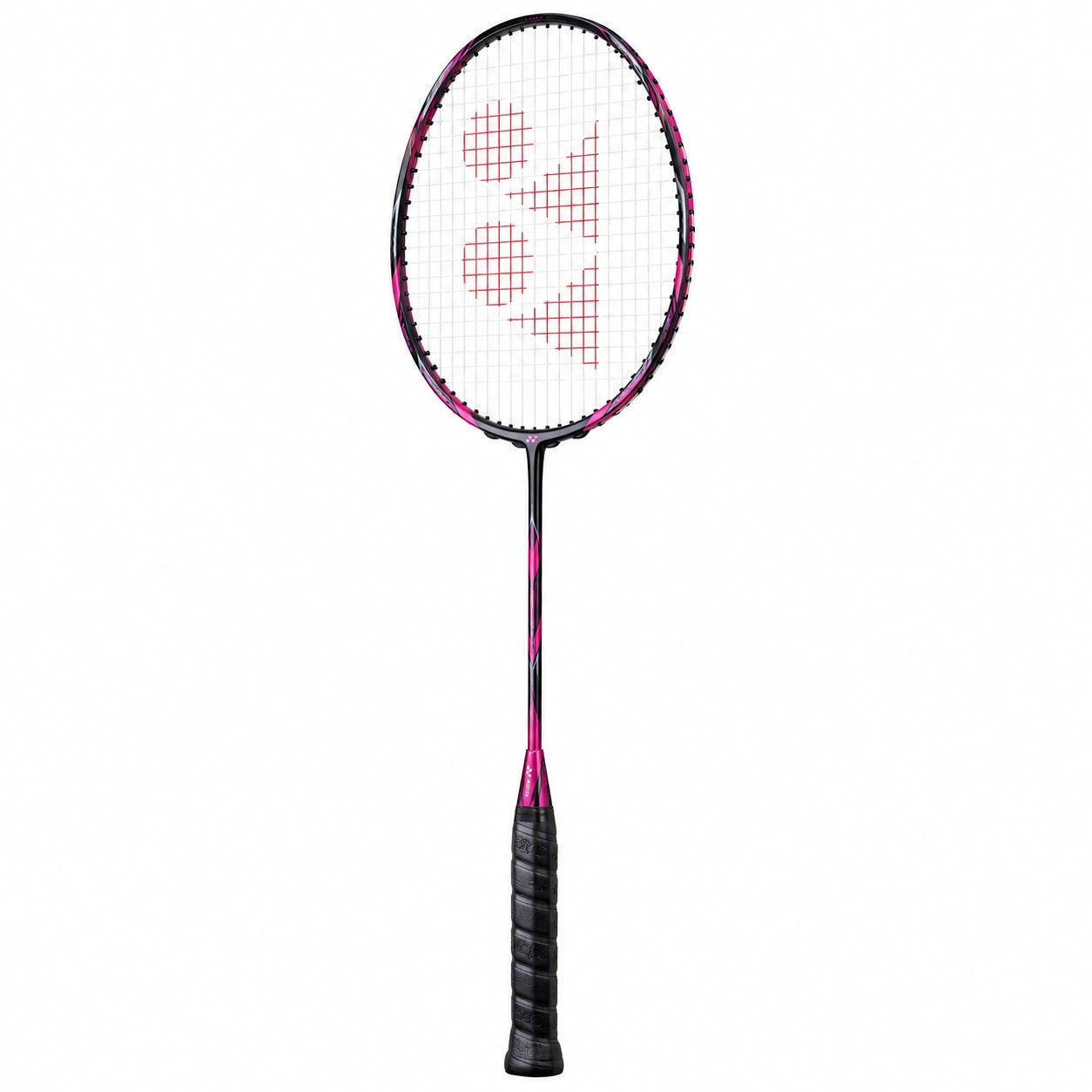 Raqueta de Bádminton Negro/Rosa con Diseño Aerodinámico